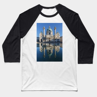 Karlskirche church in Vienna Baseball T-Shirt